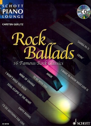 Rock Ballads Band 1 (+CD) fr Klavier (mit Texten und Akkorden)