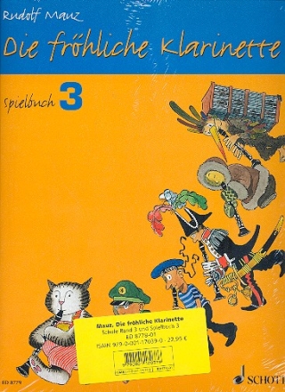 Die frhliche Klarinette Band 1 und Spielbuch 1 fr Klarinette