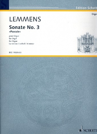 Sonate No. 3 Pascale f�r Orgel