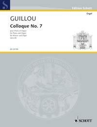 Colloque No. 7 op. 66 fr Klavier und Orgel Spielpartitur