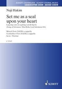 Set me as a Seal upon your Heart fr gem Chor a cappella (en/dn)