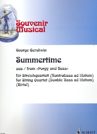 Summertime Heft 10 fr Streichquartett (Kontrabass ad libitum) Partitur und Stimmen