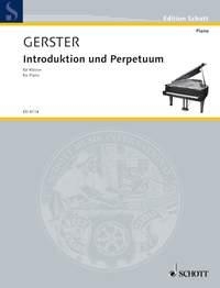 Introduktion und Perpetuum fr Klavier