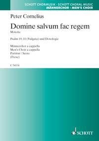 Domine salvum fac regem fr Mnnerchor Chorpartitur