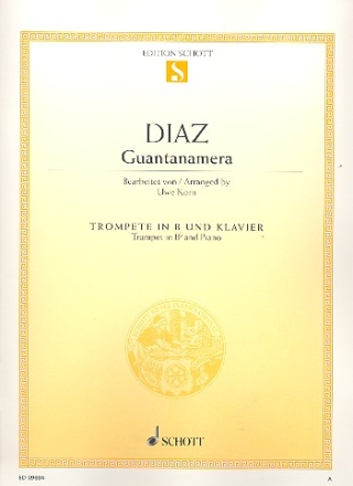 Guantanamera fr Trompete in B und Klavier