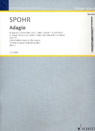 Adagio WoO 35 fr Fagott (Violoncello, Violine, Flte, Klarinette in B) und Klavier