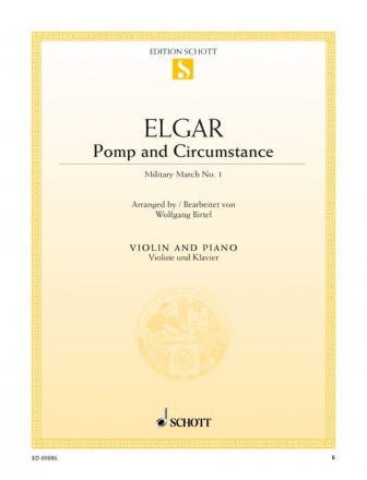 Pomp and Circumstance op.39,1 fr Violine und Klavier