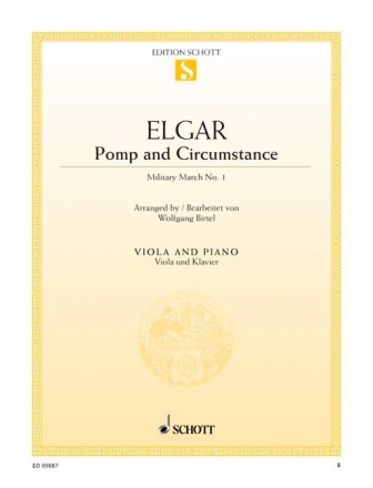 Pomp and Circumstance op.39,1 fr Viola und Klavier