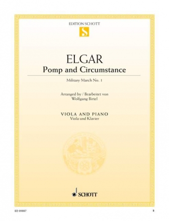 Pomp and Circumstance op.39,1 fr Viola und Klavier