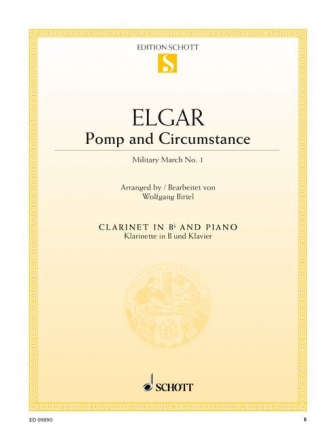 Pomp and Circumstance op.39,1 fr Klarinette und Klavier