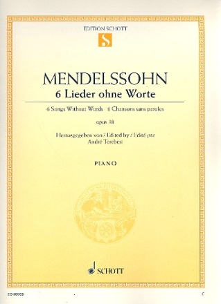 6 Lieder ohne Worte op. 38 fr Klavier