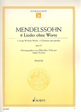 6 Lieder ohne Worte op. 67 fr Klavier