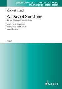 A Day of Sunshine fr Mnnerchor und Klavier Partitur