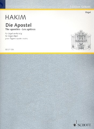 Die Apostel fr Orgel 4-hndig