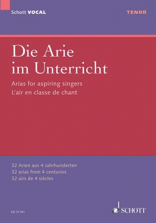 Die Arie im Unterricht fr Tenor und Klavier