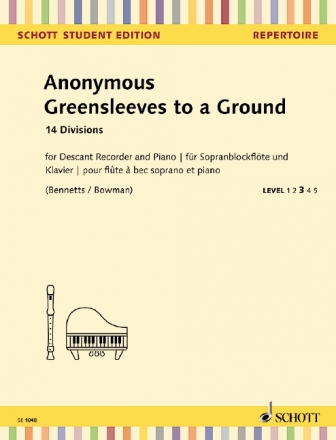 Greensleeves to a Ground fr Sopranblockflte und Klavier