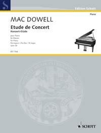 MacDowell, Edward: Konzert-Etde op. 36 fr Klavier