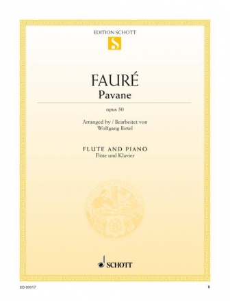 Pavane op. 50 fr Flte und Klavier