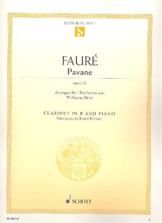 Pavane op. 50 fr Klarinette in B und Klavier