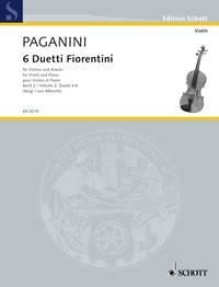 6 Duetti Fiorentini Band 2 (4-6) fr Violine und Klavier