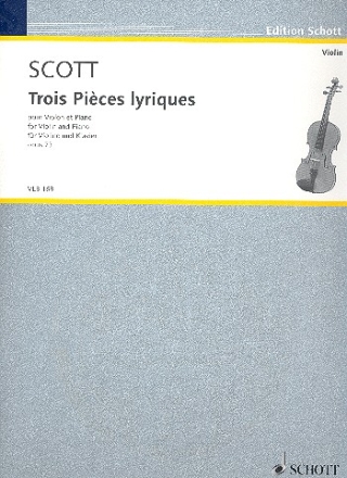 Drei lyrische Stcke op. 73 fr Violine und Klavier