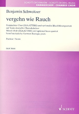 Vergehn wie Rauch fr gem Chor a cappella (Blechblser ad lib) Partitur