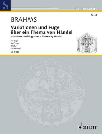 Variationen und Fuge ber ein Thema von Hndel op.24 fr Orgel