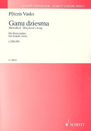 Ganu dziesma fr Frauenchor (SSSAAA) Chorpartitur