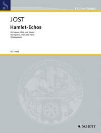 Hamlet-Echos fr Sopran, Viola und Klavier (dt) Partitur und Stimmen