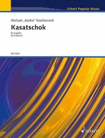Kasatschock fr 2 Gitarren Spielpartitur