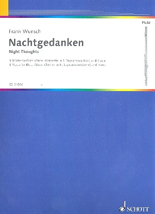 Nachtgedanken fr Flte (Oboe/Klarinette/Sopransaxophon) und Klavier Stimmen