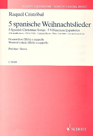 5 spanische Weihnachtslieder fr Frauenchor a cappella Partitur (spa)