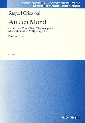 An den Mond fr gemischten Chor (SSAATB) a cappella Chorpartitur
