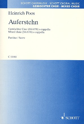 Auferstehn fr gemischten Chor (SSATB) a cappella Chorpartitur