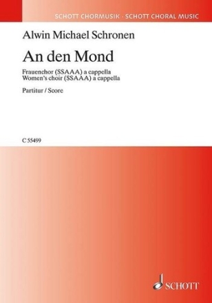 An den Mond fr Frauenchor a cappella Partitur (dt)