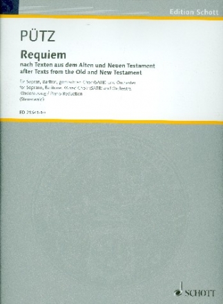 Requiem fr Soli, gem Chor und Orchester Klavierauszug