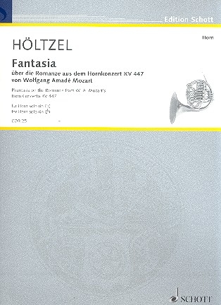 Fantasia ber die Romanze aus dem Hornkonzert KV447 von W.A. Mozart fr Horn in Es