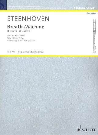 Breath Machine fr 2 Alt-Blockflten Spielpartitur