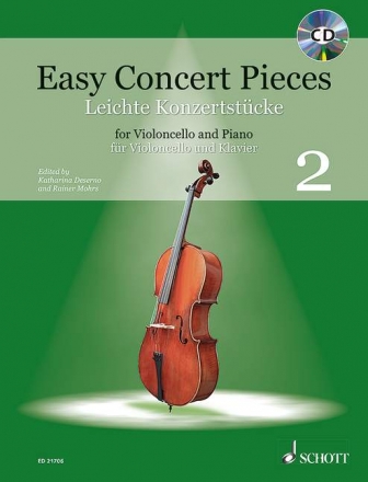 Leichte Konzertstcke Band 2 (+CD) fr Violoncello und Klavier