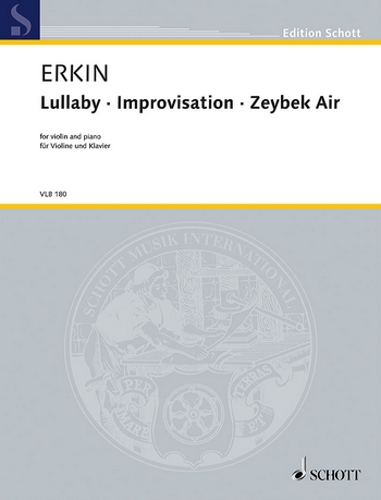 Lullaby  Improvisation  Zeybek Air fr Violine und Klavier Partitur und Stimme