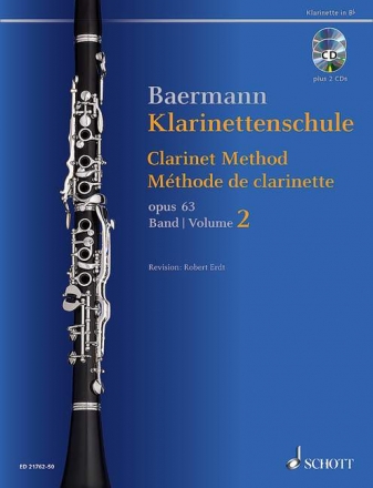 Klarinettenschule op.63 Band 2 (+2 CD's) fr Klarinette (deutsches und Bhm-System)
