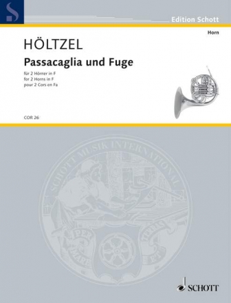 Passacaglia und Fuge fr 2 Hrner 2 Spielpartituren
