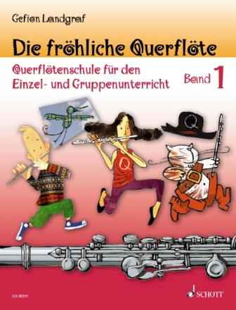 Die frhliche Querflte Band 1 und Spielbuch 1 fr Flte