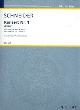 Dugud fr Violoncello und Orchester fr Violoncello und Klavier