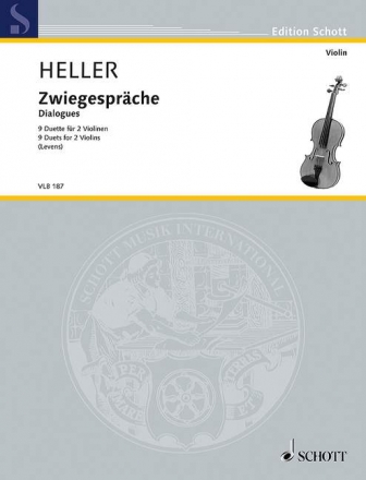 Zwiegesprche fr 2 Violinen Spielpartitur