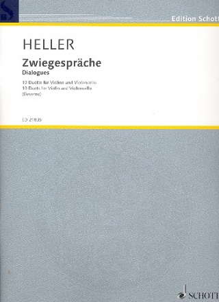 Zwiegesprche fr Violine und Violoncello Spielpartitur