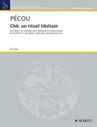 ED21846 Ch un rituel tibtain fr Bassklarinette, Klavier, Altflte in G, Violoncello und Schlagzeug Partitur und Stimmen