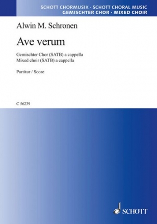 C56239 Ave verum fr gem Chor a cappella Partitur