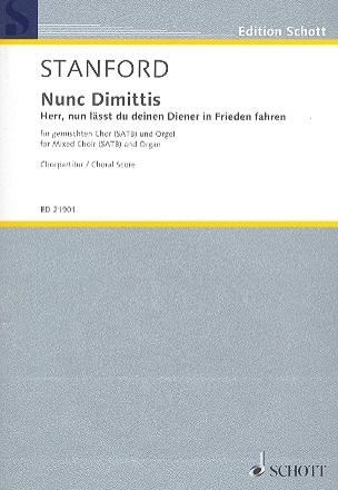 Nunc Dimittis op.115 fr gem Chor und Orgel Chorpartitur (dt/en)