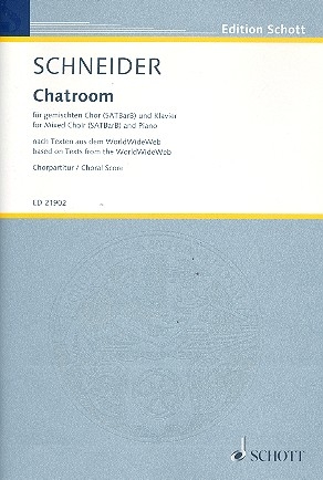 Chatroom fr gem Chor und Klavier Partitur